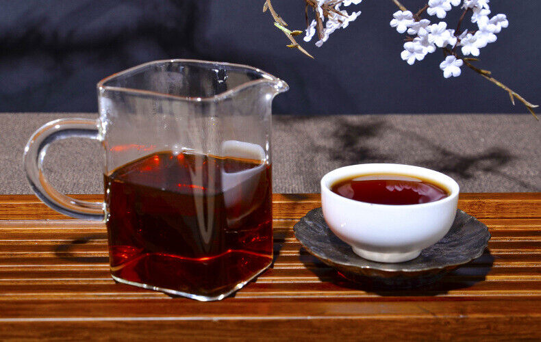 Banzhang Ripe Tea 250g Pu'er Tea Ripe Tea Brick Tea Pu'er Ripe Tea Brick