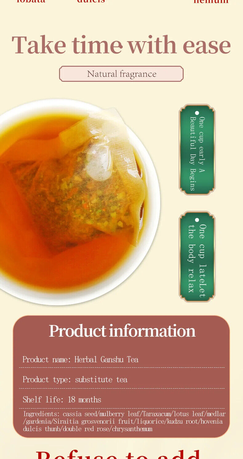 Herbal Ganshu Tea Healthy Herb Tea Bag 150g/5.29oz