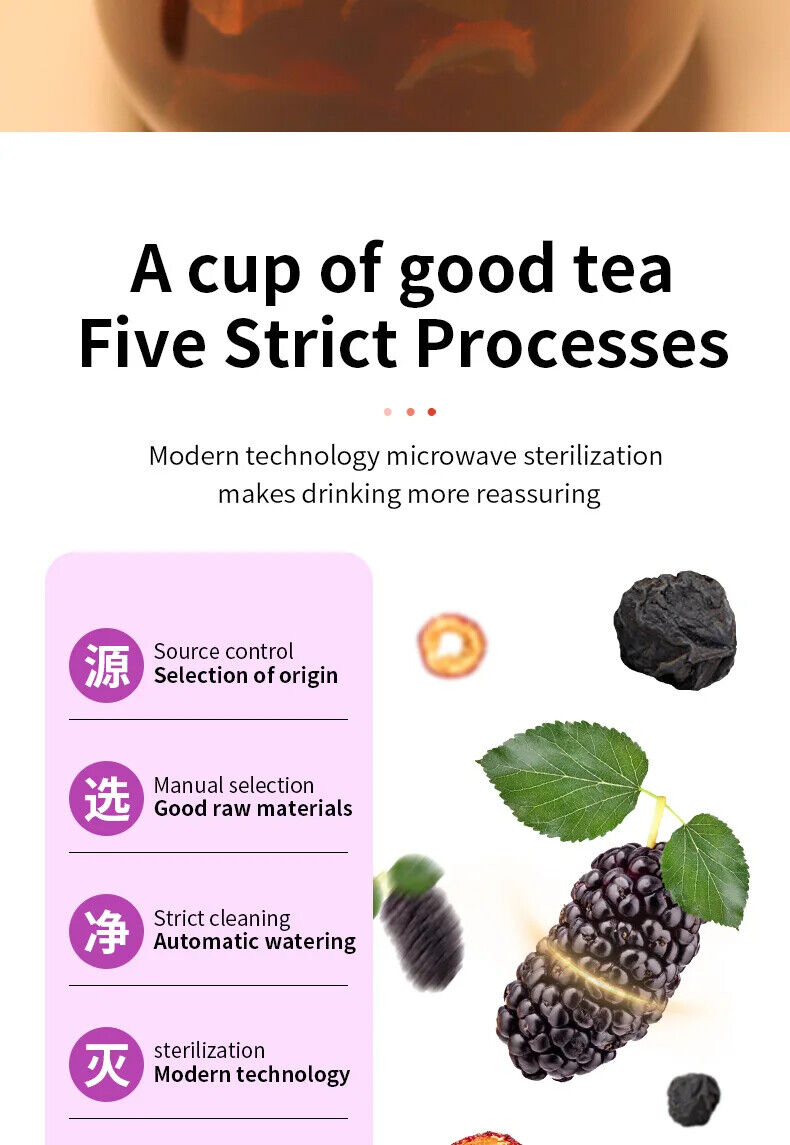 Product Name: Wumei Mulberry Tea Healthy Herb Tea Bag 100g/3.52oz