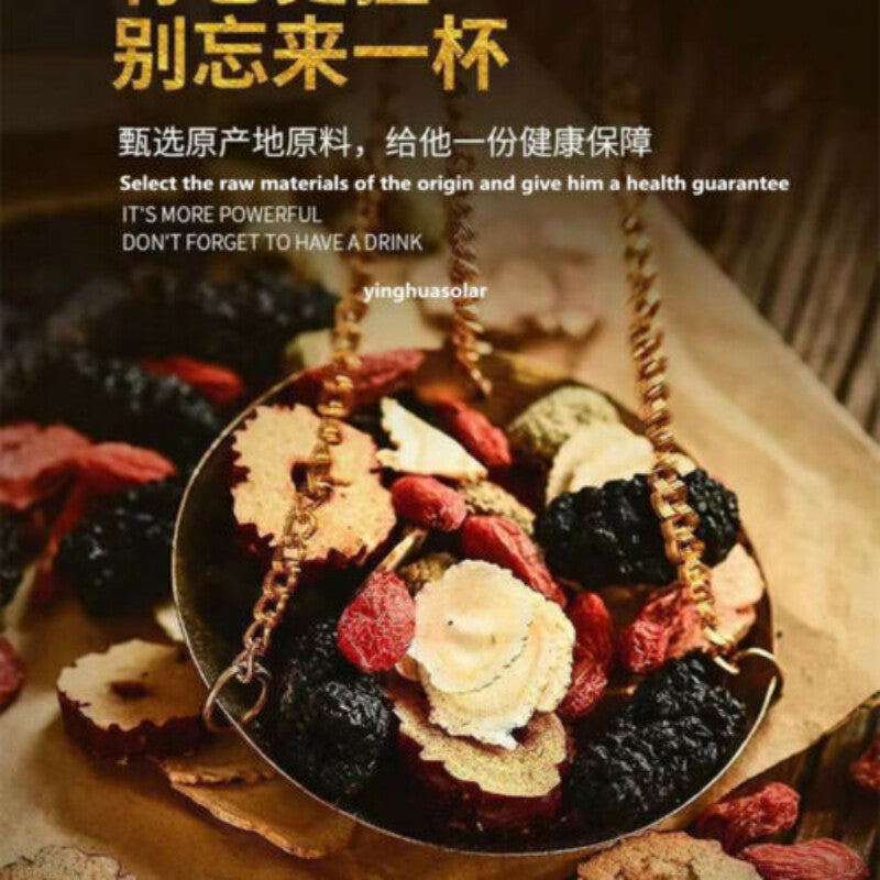 260g Top Ginseng Maca Sangshen Huangjing Wolfberry Maulbeere Jujube Tee