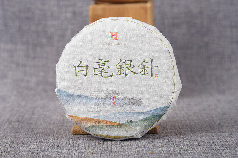 Baihao Silver Needle Yunnan White Tea Jinggu Baihao Big Bud Head 100g/cake