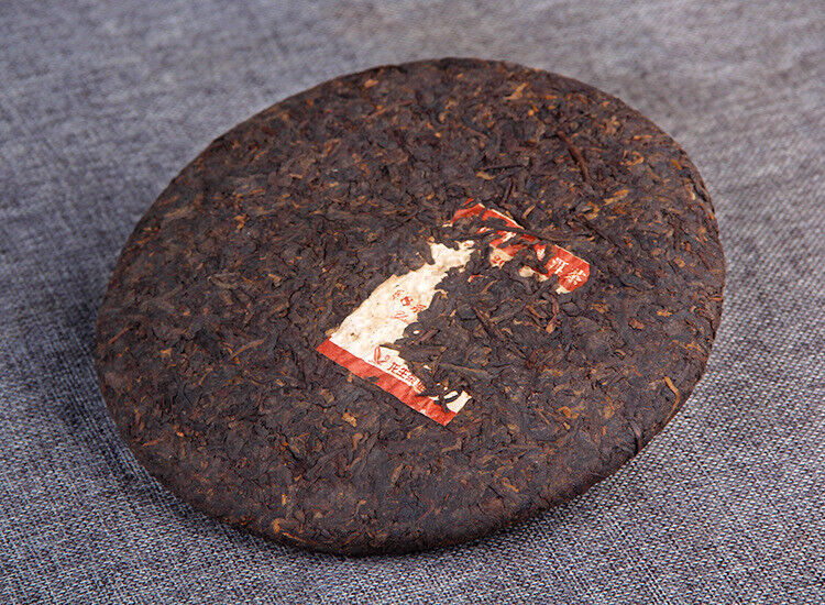 357g Yunnan Longsheng Qizi Cake 0658 Pu'er Ripe Tea Classic Aged Ripe Tea