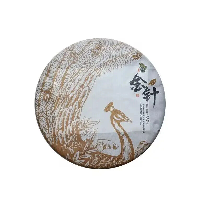 Old Puer Chinese Yunnan Compressed Fermented Pu'er Tea 357g Puer Cake