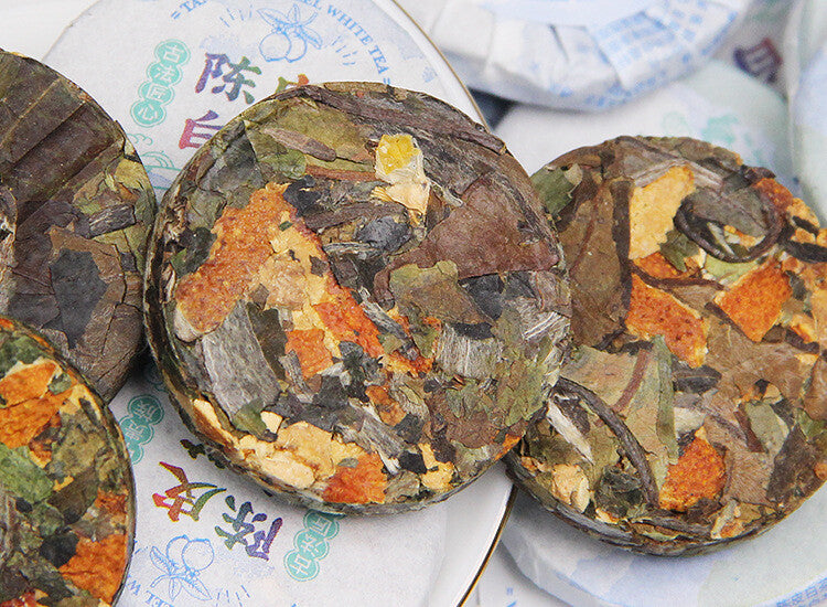Yunnan Aged White Tea Small Tea Cakes Tangerine Peel White Tea Pressed Tea