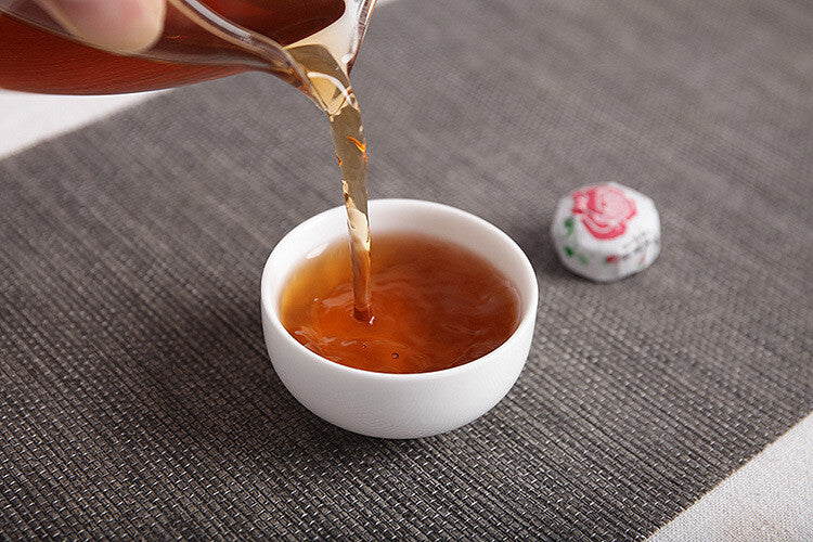Golden Rose Tuo Tea Puerh Ripe Tea Bulk Yunnan Puerh Tea 500g