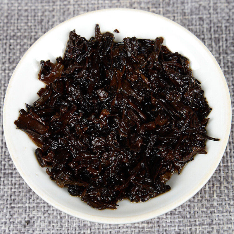 Top Black Tea Yunnan Pu-erh Tea Ancient Tree Pu-erh Ripe Cake Health Care 357g