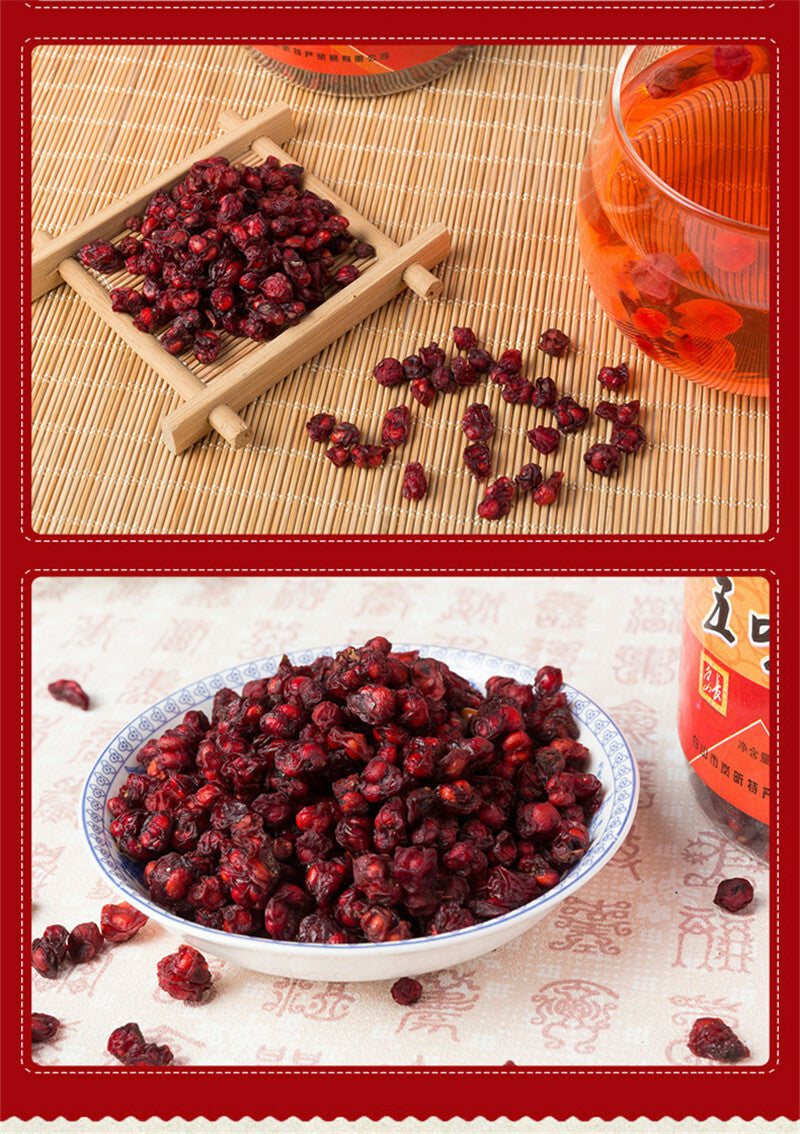 100g Organic Wild Dried Schisandra Authentic Chinensis Five Flavor Berry