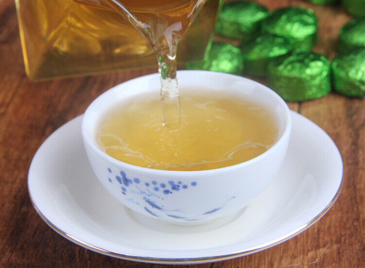 Iron Boxed Puerh Mini Tuo Tea Glutinous Fragrance Small Golden Tuo Raw Tea