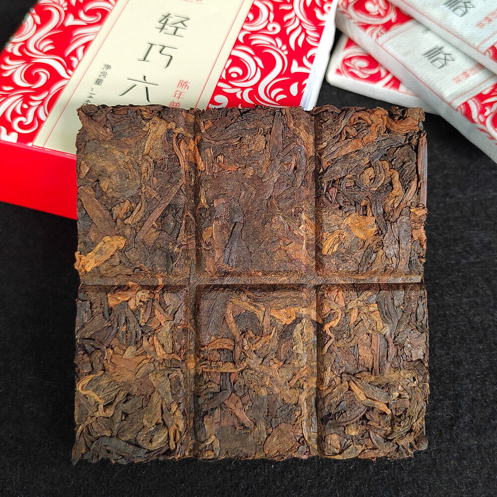 Thé cru puerh thé mûr thé en boîte à six cadres thé blanc thé noir soleil