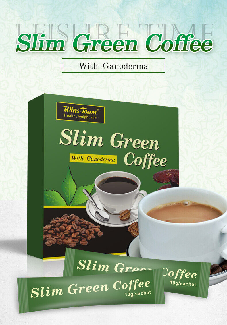 Diet Coffee Weight Loss Coffee Ganoderma Powder Slimming Instant Coffee 10g*18