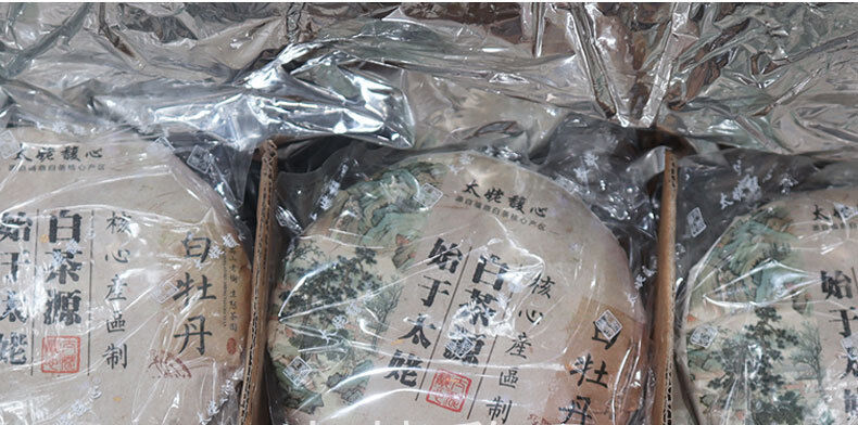 HelloYoung 350G Fuding white tea white peony cake Panxi Ming Qian spring flowers honey tea