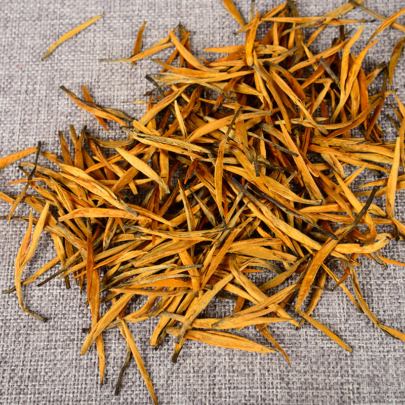 Fengqing – thé noir avec aiguille dorée, bourgeon entier, bande droite, 500G