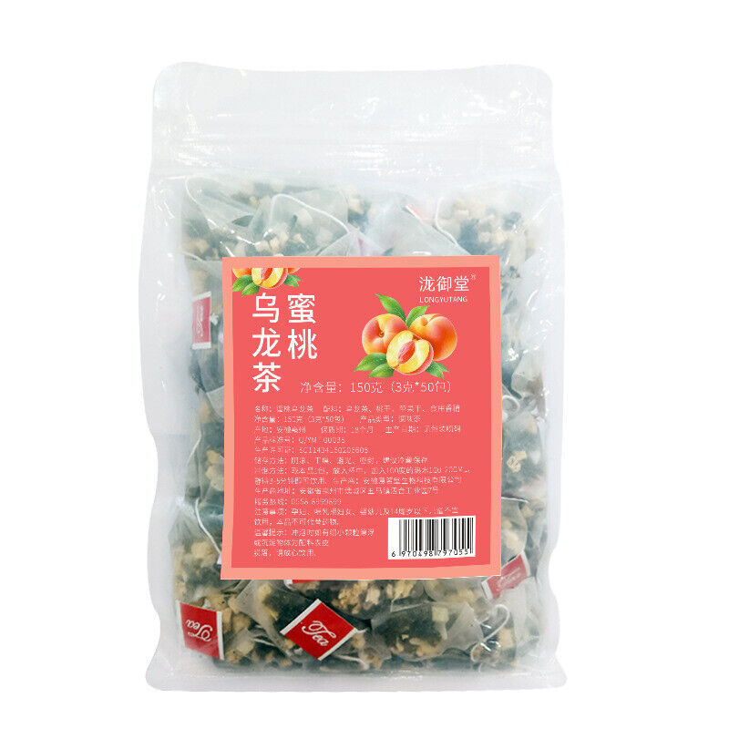 Peach Oolong Tea Freeze-Dried Premium Oolong Tea Pyramid Bags Herbal Tea