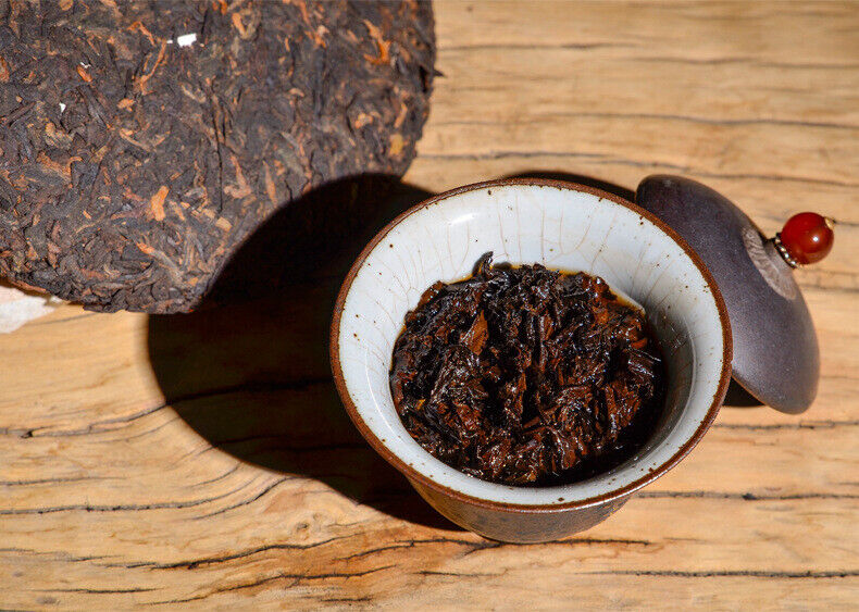 Lao Banzhang Ripe Tea Puerh Tea Ripe Tea Cake Tea Pu'er Ripe Tea Cake