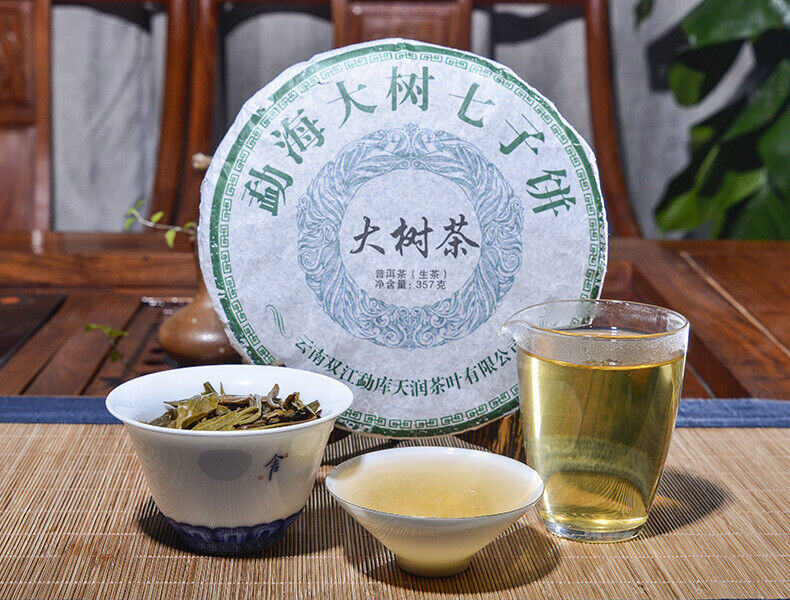 Yunnan Premium Puerh Tea Tea Da Shu Tea Puerh Tea Cake Healthy Drink 357g