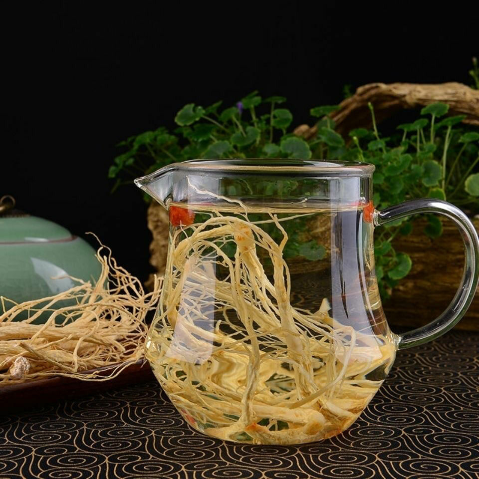 HelloYoung 250g Natural Ginseng Roots Naturally Dried Ren Sen Xu Ginseng Healthy Herbal Tea
