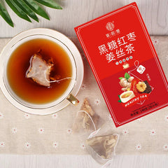 Black Sugar Red Date Ginger Silk Tea Healthy Herb Tea Bag 240g/20 Bags