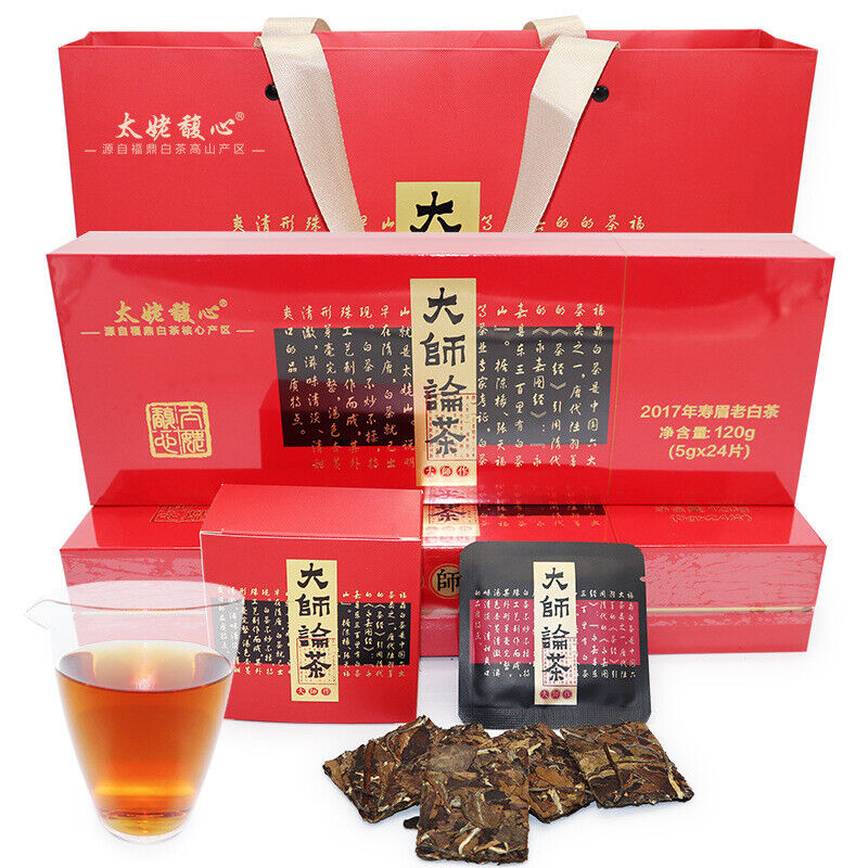 HelloYoung Fuding white tea cookie tea shoumei old white tea taimushan vein tea
