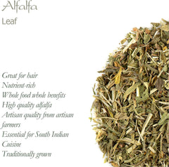 Alfalfa Herb Organic Medicago Sativa - Quality Lucerne - Erba Medica Tonic 100g