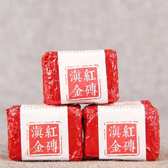 Yunnan Dianhong Black Tea 100g Mini Gold Cube Compressed Fengqing Loose Leaf