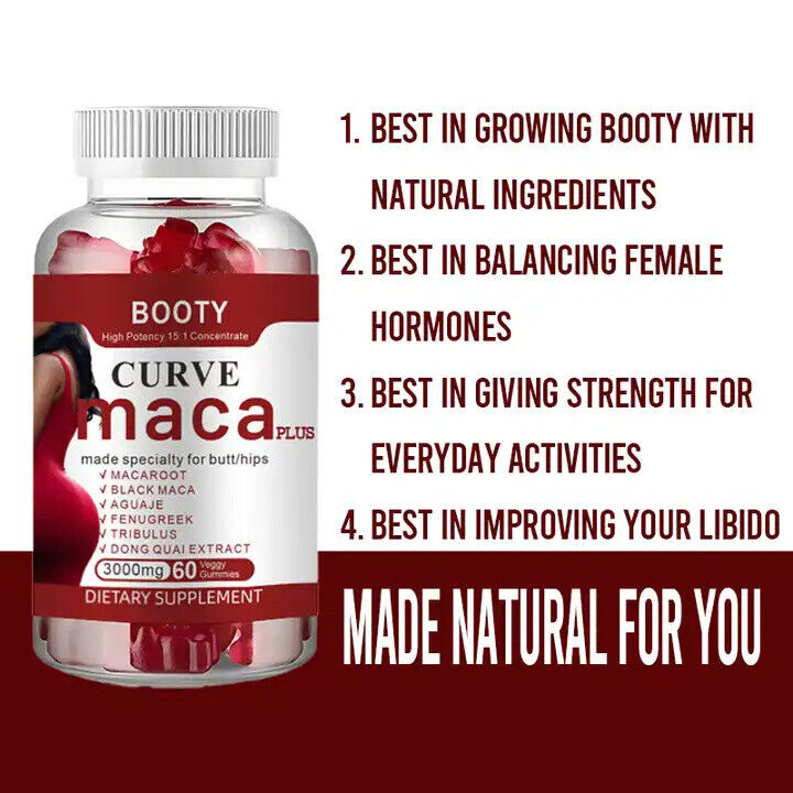 Curve Maca Plus Made Specialty For Butt Hips BBL Gummies