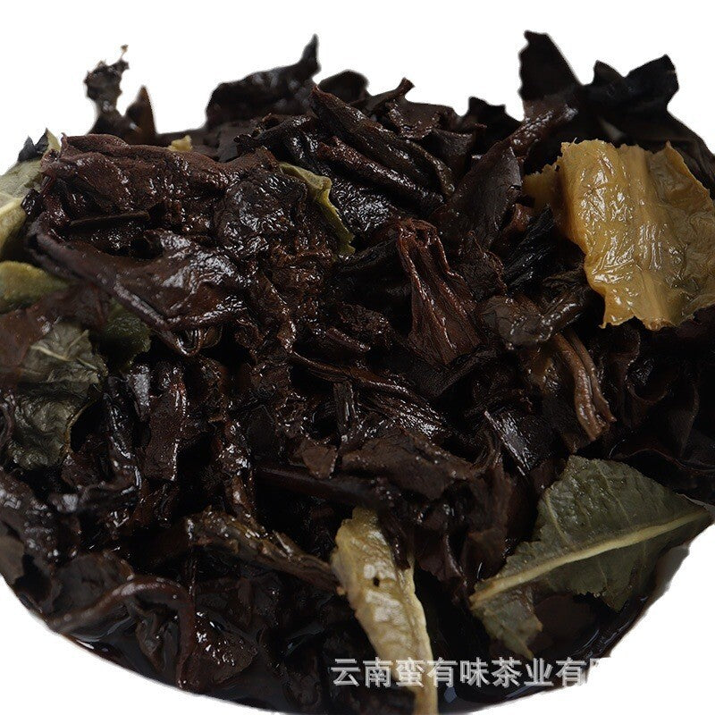 500g Yunnan Ripe Pu'er Tea Lotus Leaf Flavored Ripe Pu'er Mini Tuo Tea