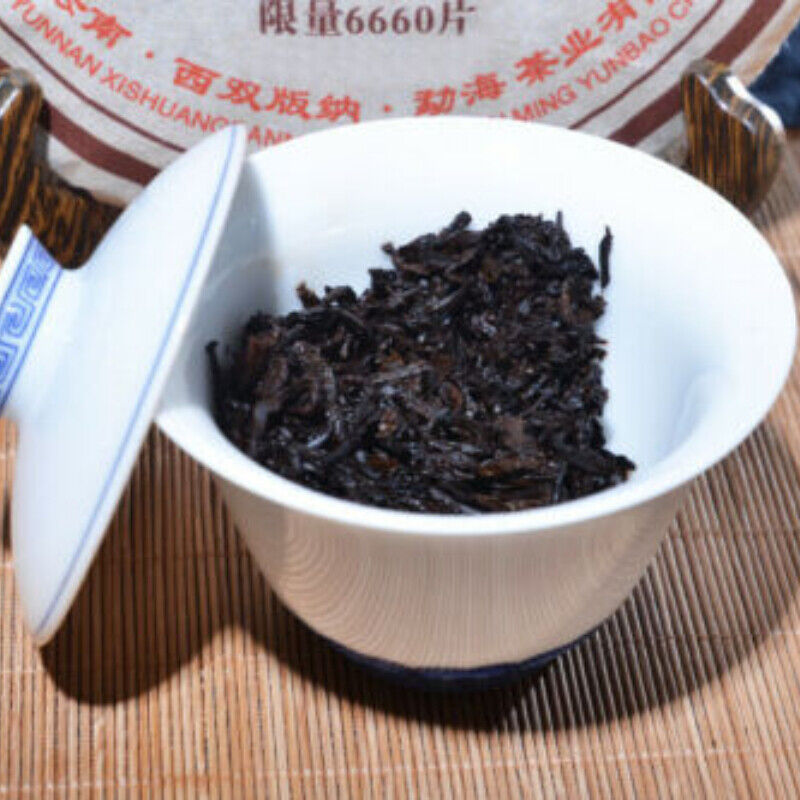 357g Organischer Schwarzer Tee Palace Pu'er Tee Menghai Puerh Reife Tee Kuchen
