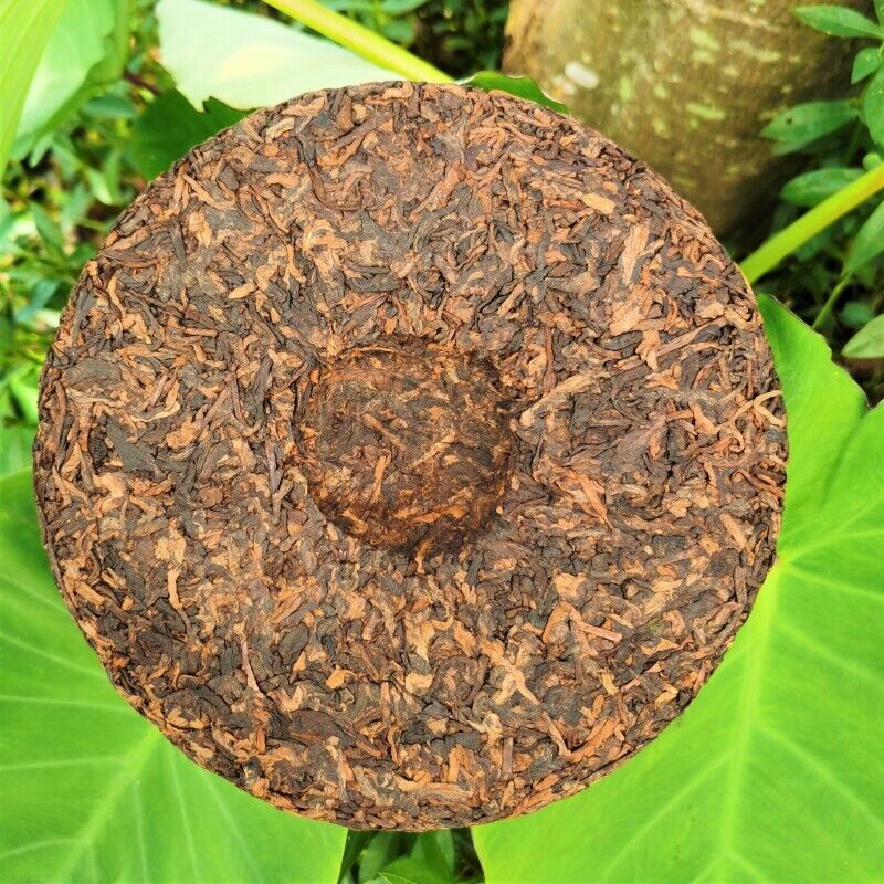 357g/12.59oz Organic Pu'er Ripe Tea Cake Icelandic Golden Sprout Pancakes