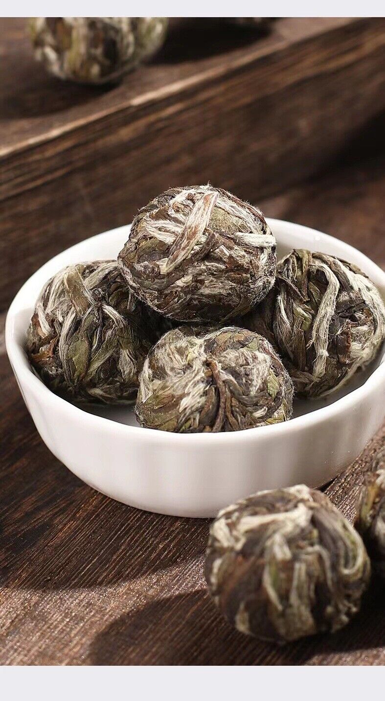HelloYoung 500g Fuding white tea peony floral dense aroma dragon pearl handmade tuocha