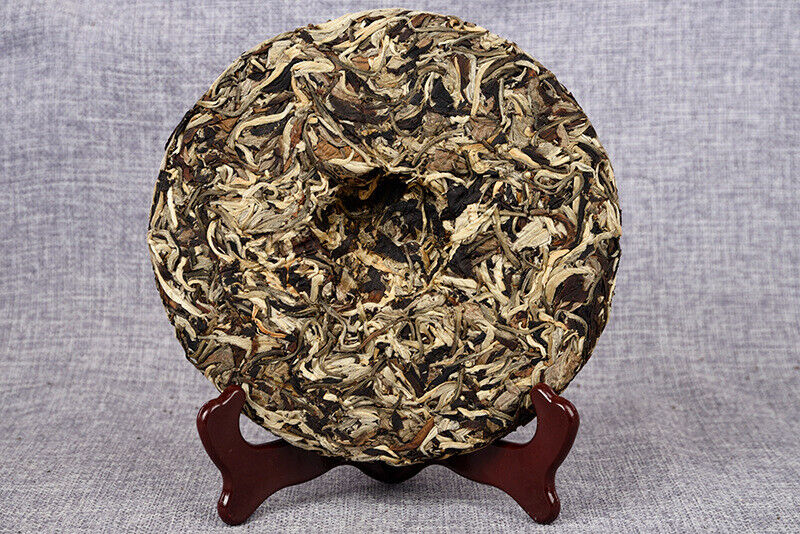 HelloYoung 357g/cake Yunnan White Tea Old Tree Moonlight White Long Jiao Mei Ren White Te