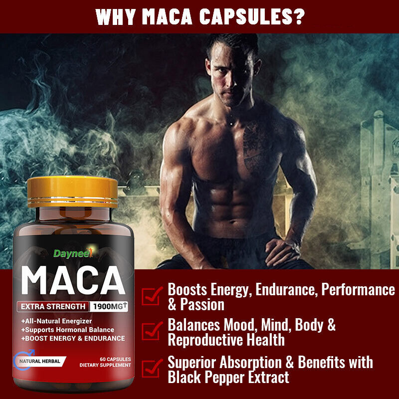 Maca Kidney Power Maca Extra Strength Capsules 60 Capsules