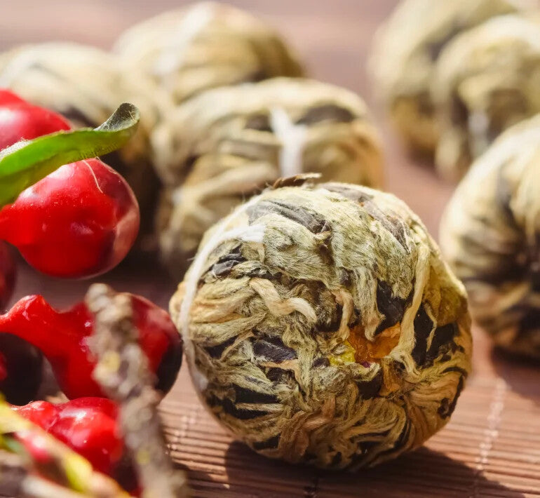Beauty Slimming hand made organic beautiful blooming tea flowering tea ball 250g