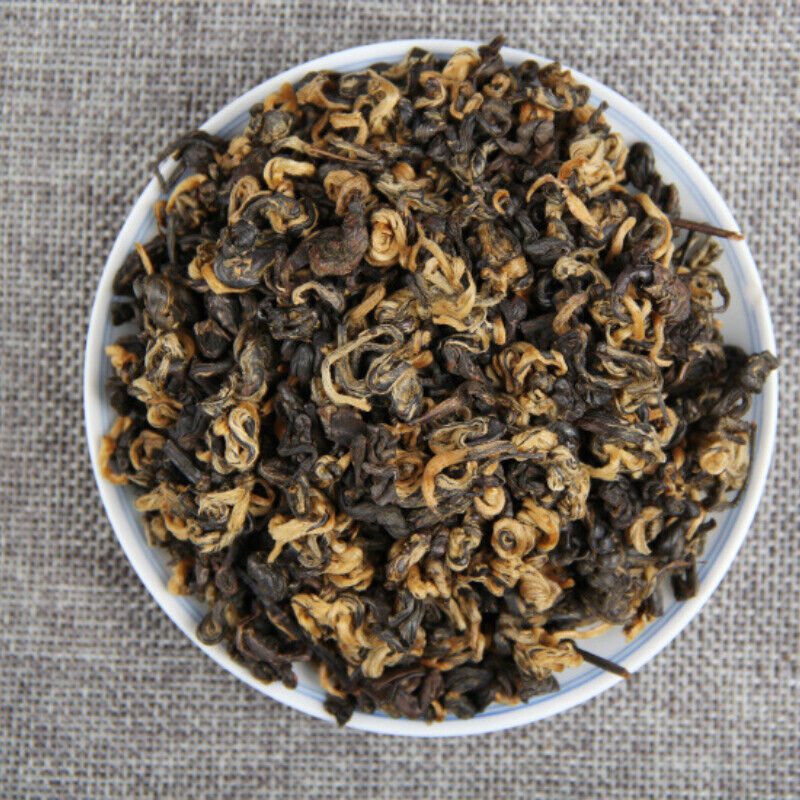 HelloYoung Yunnan Dianhong Tea Premium Kungfu Black Tea One Bud One Leaf Loose Leaf Tea 80g