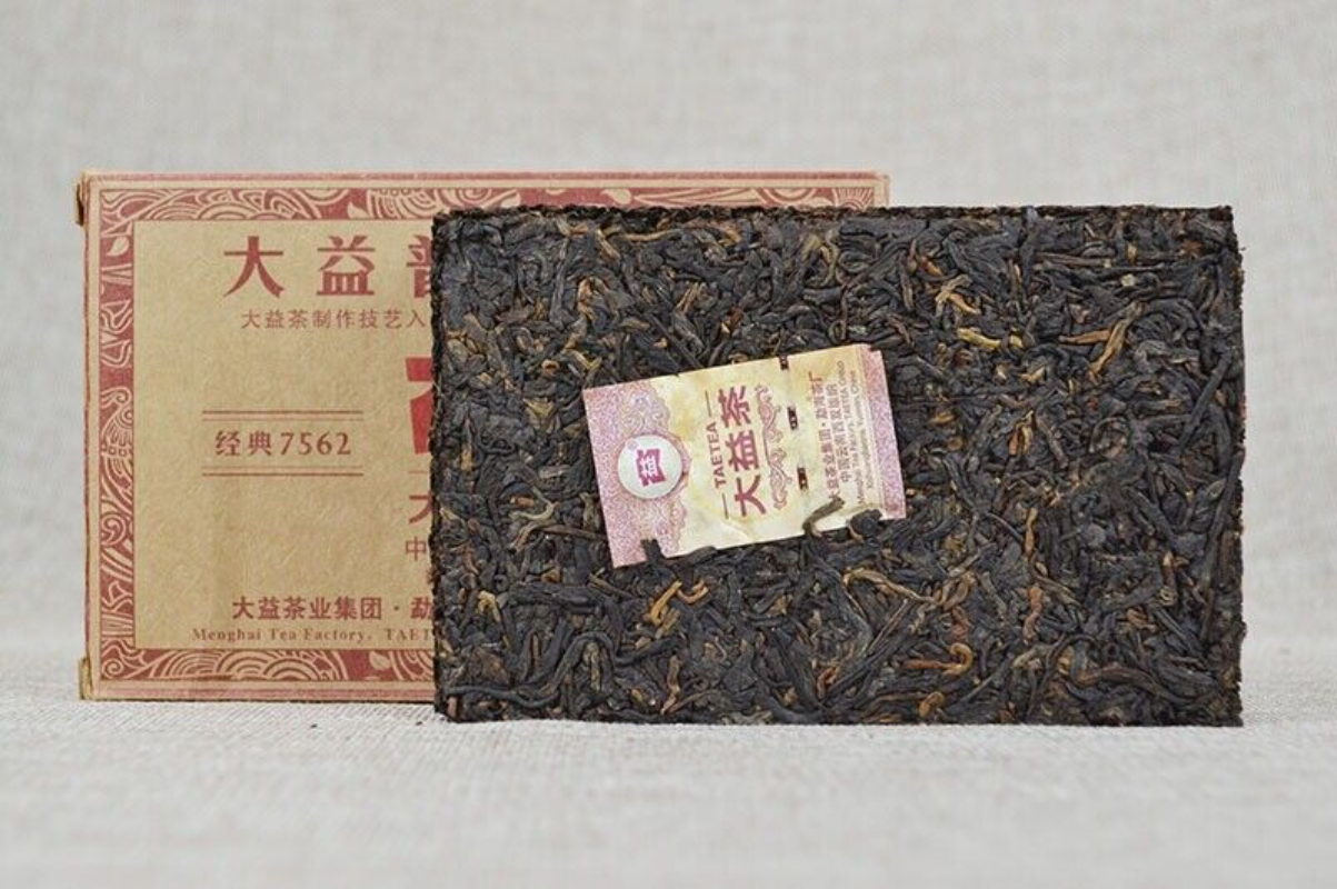 250g Yunnan Menghai 7562 TAETEA Dayi Tea Pu-erh Brick Tea Ripe Ecology Puer Tea