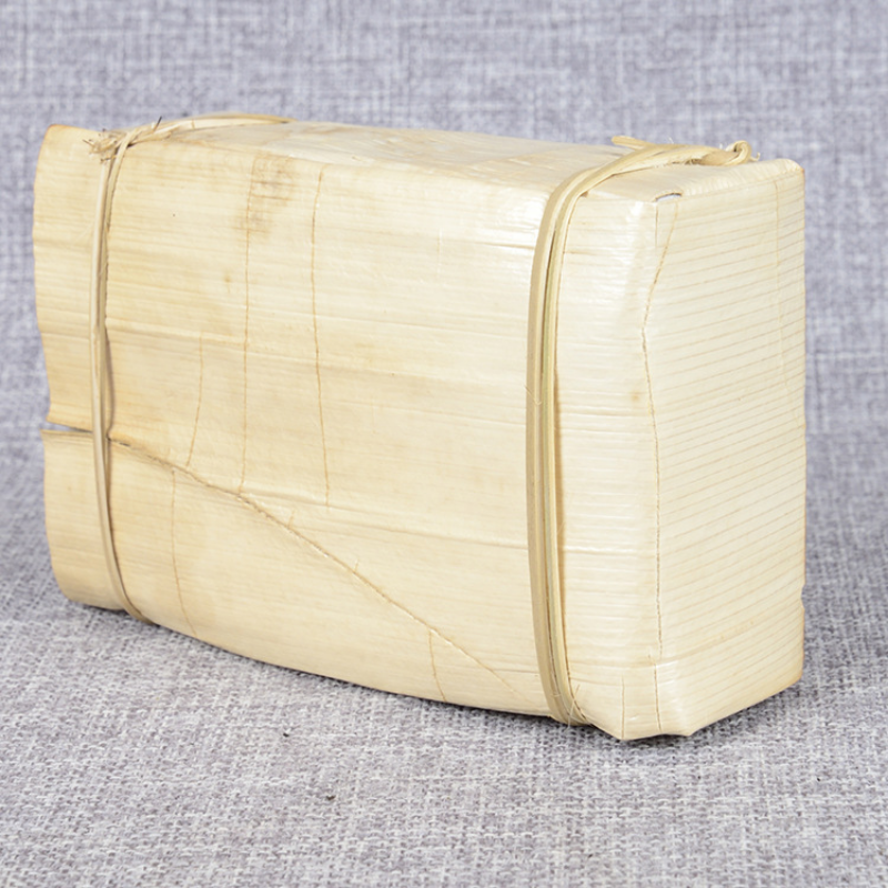 250g Premium Ripe Brick Yunnan Pu'er Tea Bamboo Shoot Shell Packing Health Care