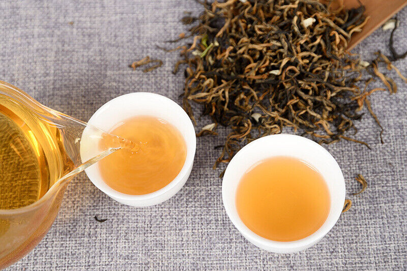 HelloYoung Yunnan Tea Jasmine Dian Hong Tea Jasmine Mao Feng Dian Hong Tea 100g 3.5 Oz