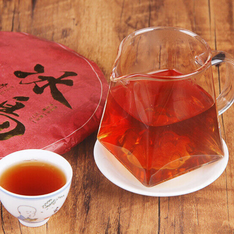 arborvitae tea Ripe Pu'er Tea Cake Healthy Drink 357g Spring Tea Icelandic