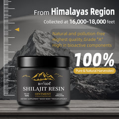 Himalayan Shilajit Resin, 50g 100% Pure, Lab Tested, Safest & Highest Potency