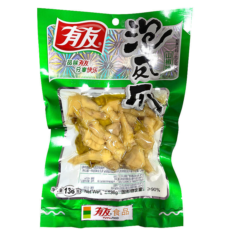 Youyou Pickled Pepper Chicken Feet  Spicy Snacks Chongqing Specialty 有友泡椒凤爪山椒鸡爪