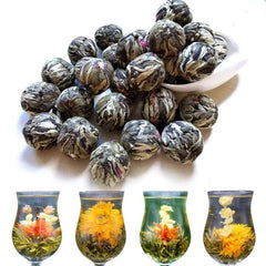 NEW Hand-made Beautiful Blooming Flower Tea Ball Dried Flowers Tea 20pcs