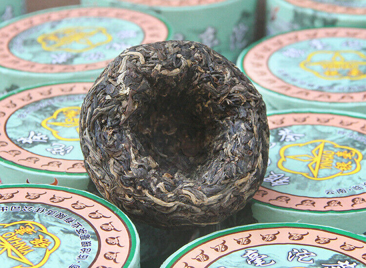 Yunnan Pu'er Lincang Tea Factory Tuo Tea Aged Pu'er Raw Tea 100g/box