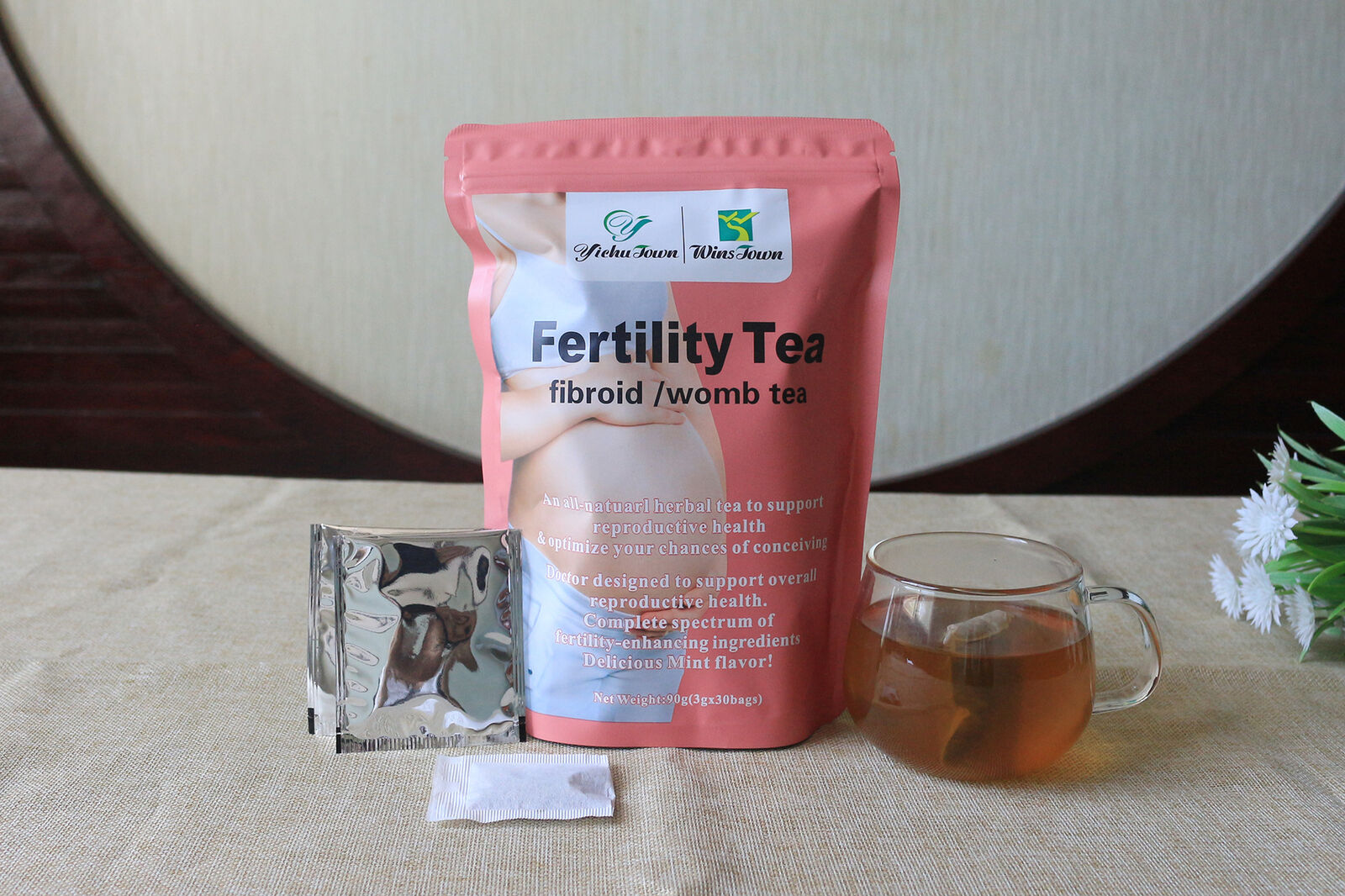 Fertility Tea Man Women Female Fibroid Womb Detox Tea 3g*30bags Healthy Drink