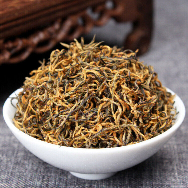 HelloYoung OrganicDianhong Golden Buds JIN SI Dian Hong Gold Yunnan Black Tea 250g