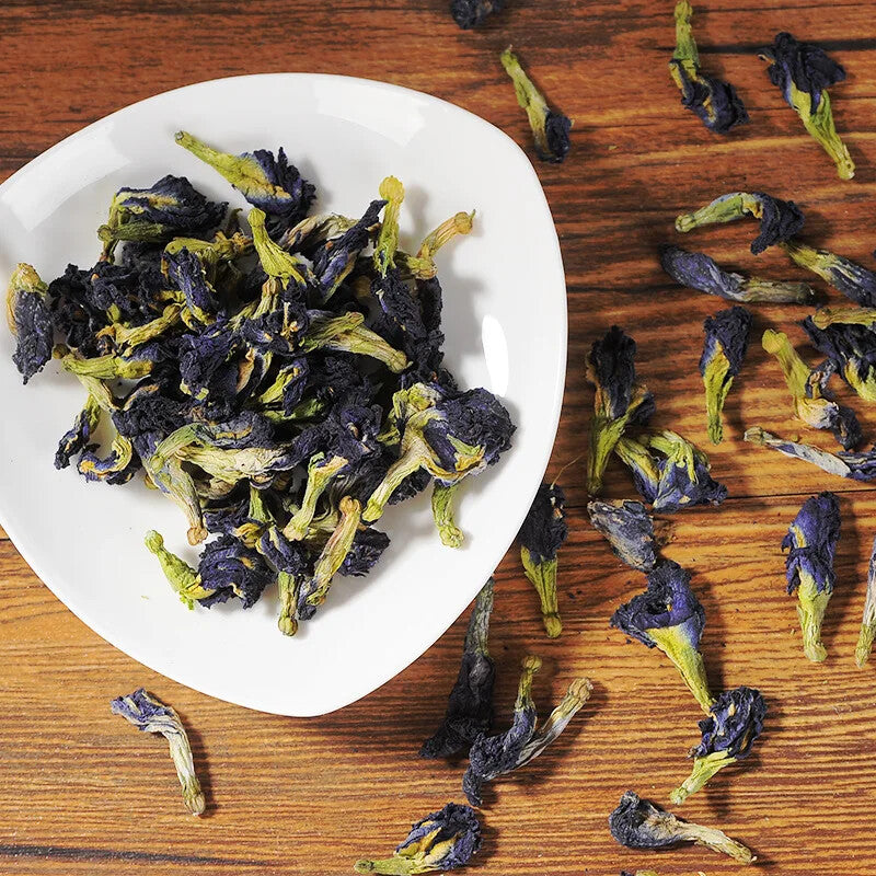 Hot Selling Dried Flower Tea Butterfly Pea Flower Dried Herbs Blue Tea 250g