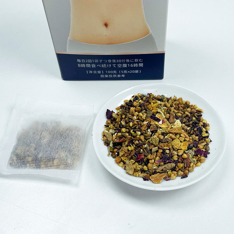 100g for Detox and Balance 16+8 Intermittent Fasting Golden Flower Dark Tea Bags