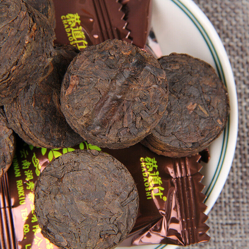 500g Top Puerh Ripe Tea Small Tuocha Candy Paper Original Small Tuocha Ripe Tea