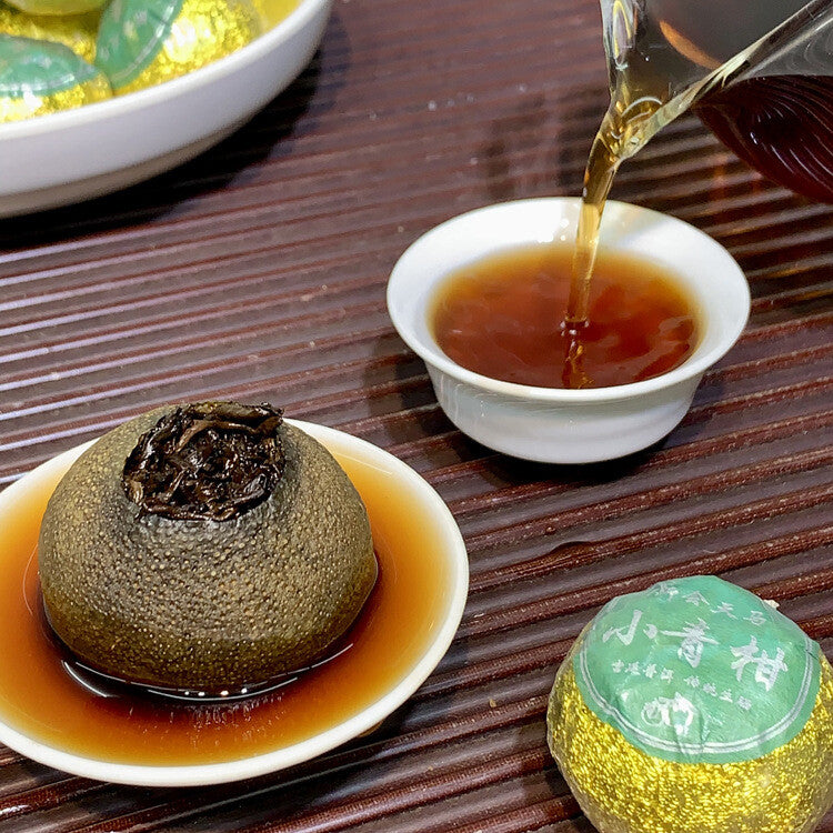Xinhui Xiaoqingkang Gift Set Chen Pi Palace Puerh Tea Xiaoqingkang Ripe Tea