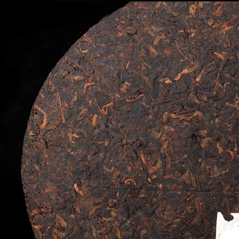 Spring Tea Yunnan Aged Tea Brown Yellow Seal Puerh Tea Ripe 357g Cake Tea