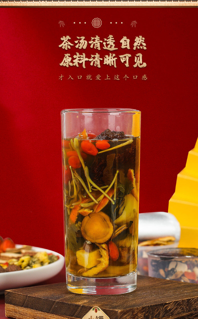 Fat Hai Luo Han Guo Tea Honeysuckle Small Tin Tea Fat Hai Qing Yun Tea