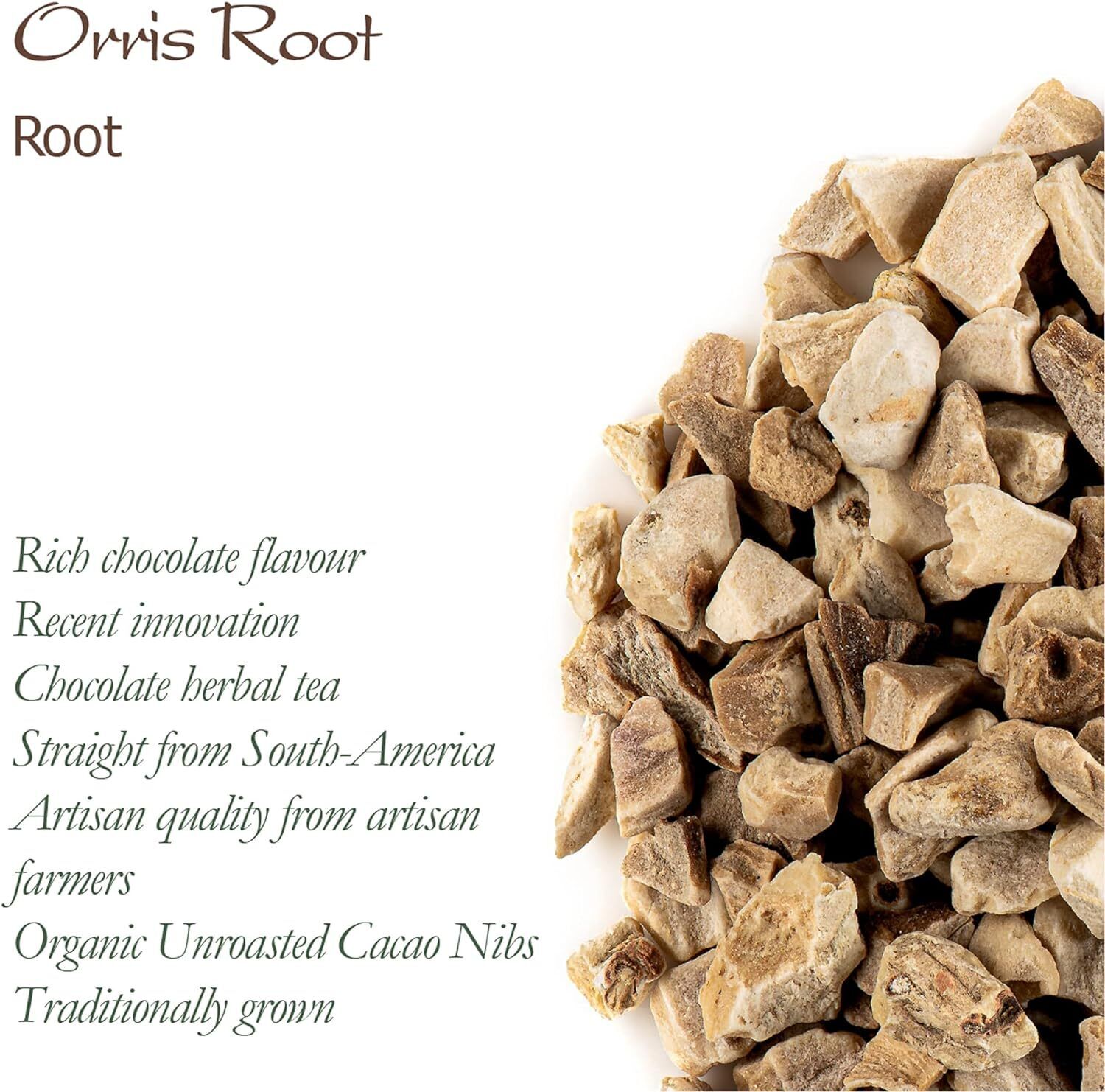 Orris Root Iris Root - Dried Herbal Tea Orris Root Dried Orris Root Tea 50g